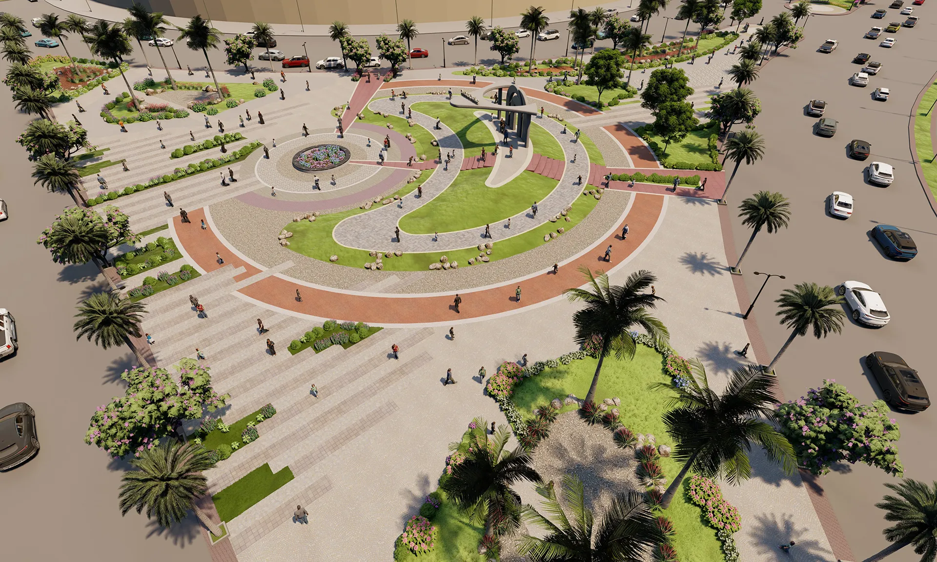 Streetscape Cairo Festival City